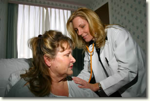 Dr. Ellner with Gastric Bypass Surgery Patient